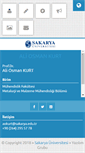 Mobile Screenshot of aokurt.sakarya.edu.tr