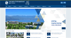 Desktop Screenshot of ef.sakarya.edu.tr