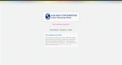 Desktop Screenshot of ie1.sakarya.edu.tr
