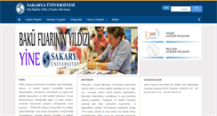 Desktop Screenshot of disiliskiler.sakarya.edu.tr