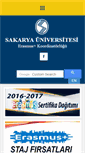 Mobile Screenshot of erasmus.sakarya.edu.tr