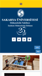 Mobile Screenshot of ie.sakarya.edu.tr