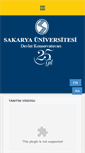Mobile Screenshot of dk.sakarya.edu.tr