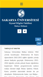 Mobile Screenshot of maliye.sakarya.edu.tr