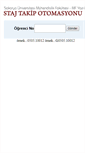 Mobile Screenshot of mfstajtakip.sakarya.edu.tr