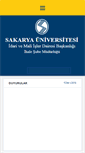 Mobile Screenshot of ihale.sakarya.edu.tr